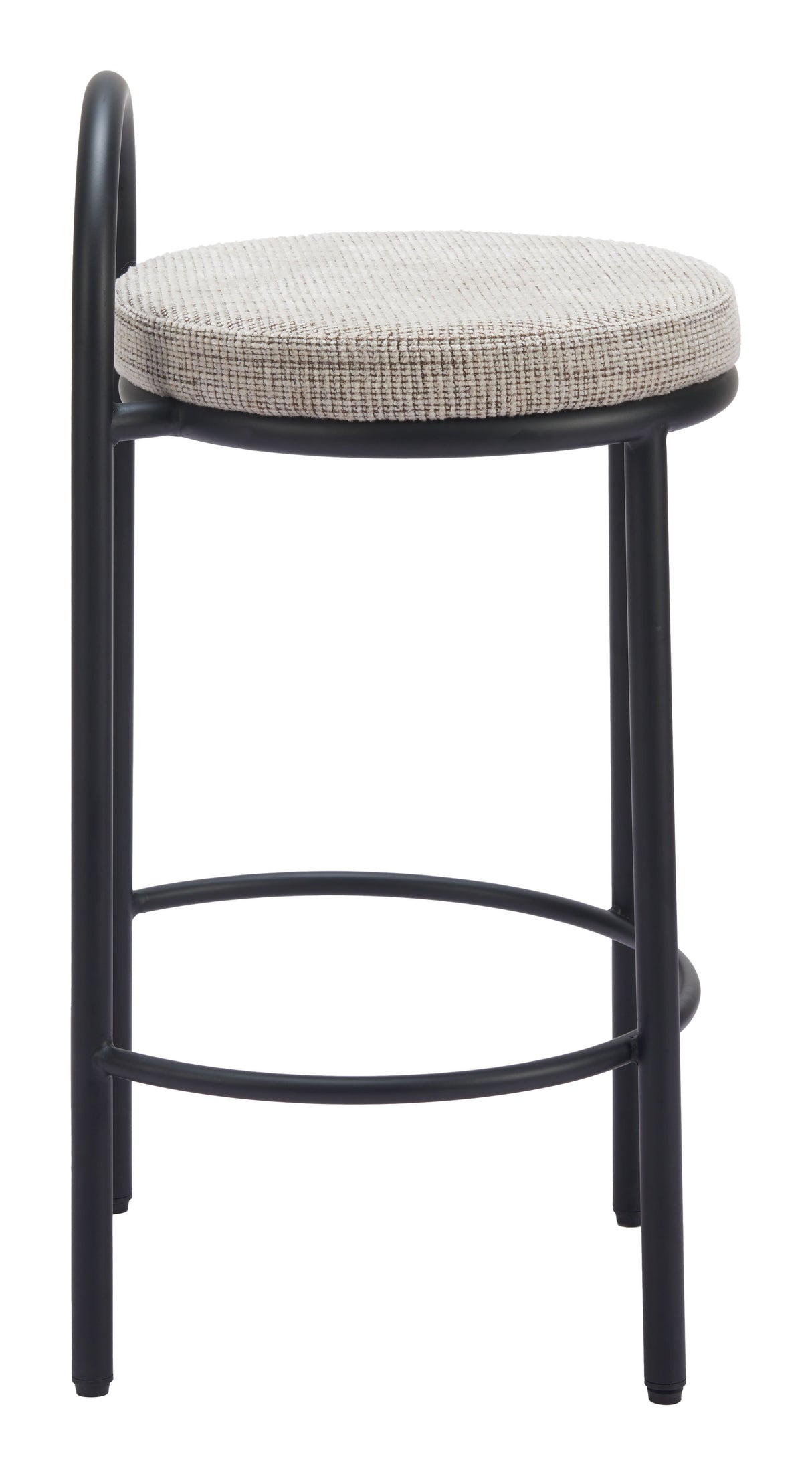 Sisal Beige Tweed Counter Stool (Set of 2) by Zuomod at Eve Furniture