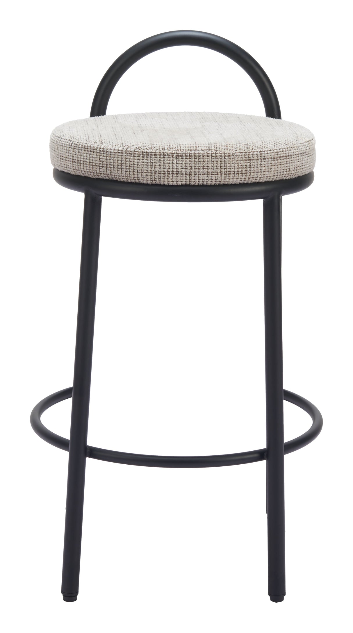 Sisal Beige Tweed Counter Stool (Set of 2) by Zuomod at Eve Furniture