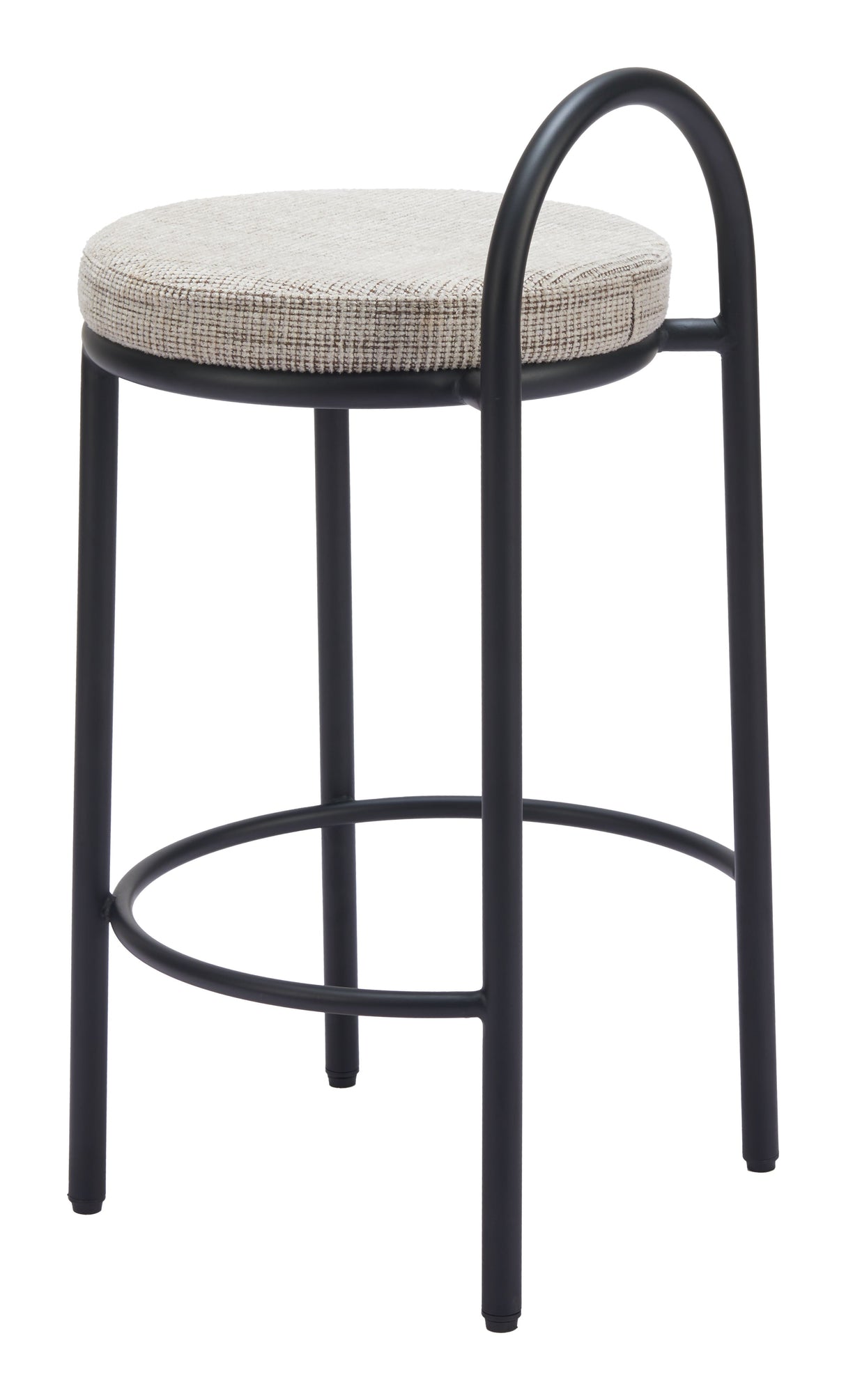 Sisal Beige Tweed Counter Stool (Set of 2) by Zuomod at Eve Furniture