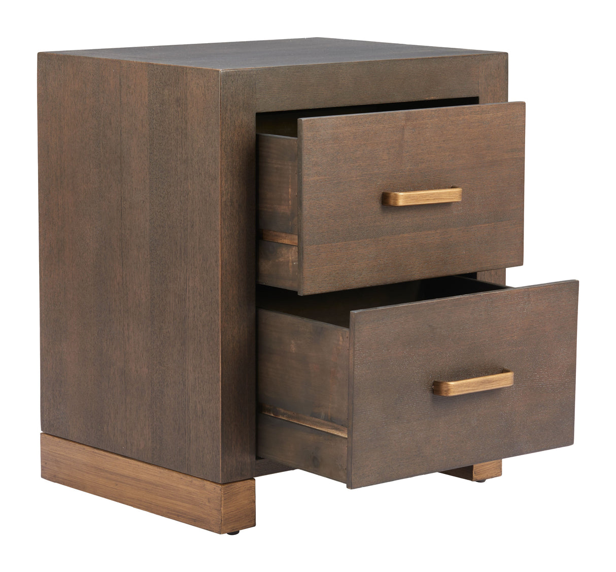 Sivar Espresso Side Table by Zuomod at Eve Furniture