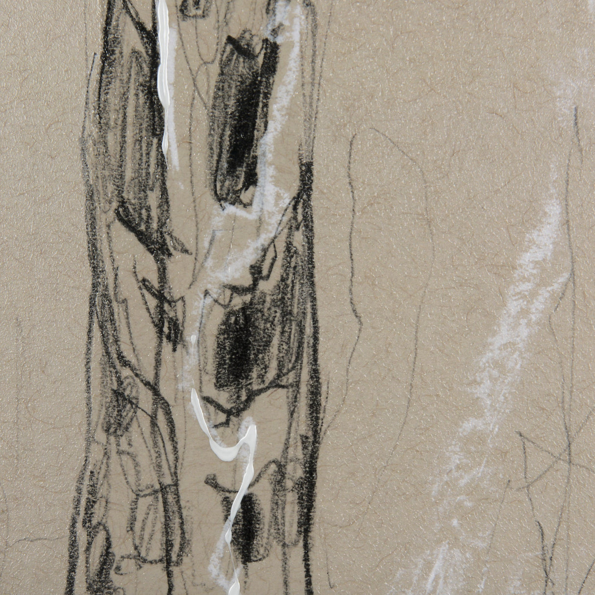 Sketch of Animal IV (Giraffe) by Mercana Studio Hand Embelished Framed Art Print Matted under Glass by Mercana at Eve Furniture
