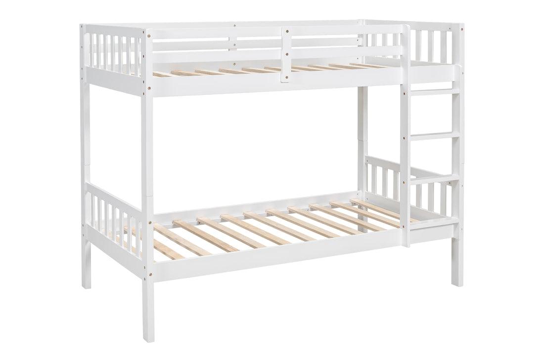 Sky Twin/Twin Bunk Bed White by Happy Homes at Eve Furniture