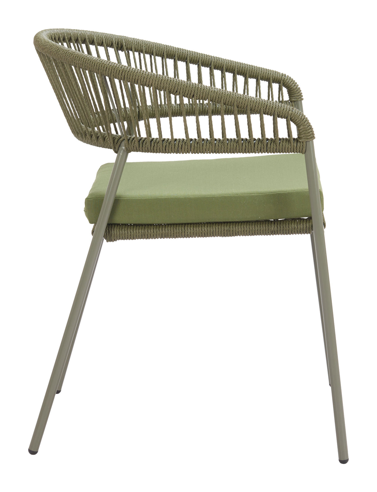 Skye Green Outdoor Dining Chair (Set of 2) by Zuomod at Eve Furniture