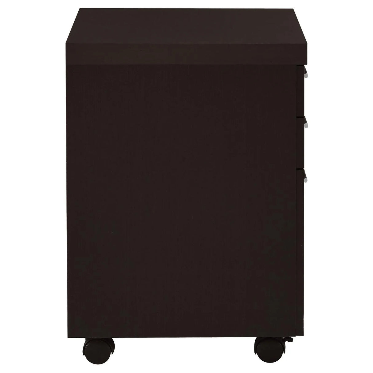 Skylar Cappuccino 3-Drawer Mobile File Cabinet by Coaster at Eve Furniture