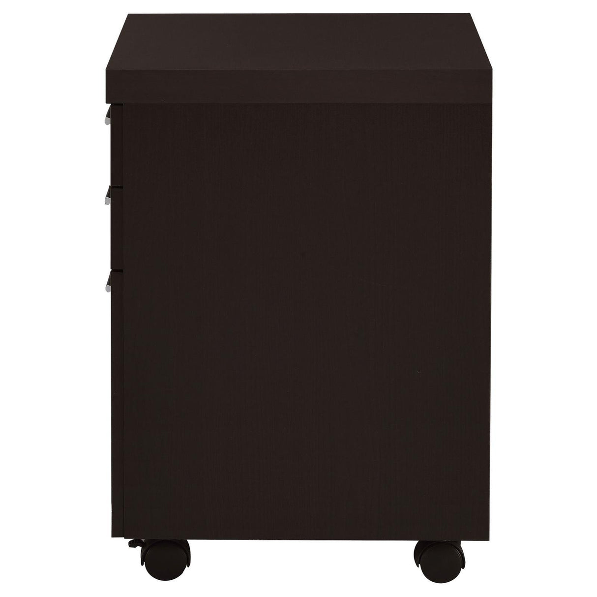Skylar Cappuccino 3-Drawer Mobile File Cabinet by Coaster at Eve Furniture