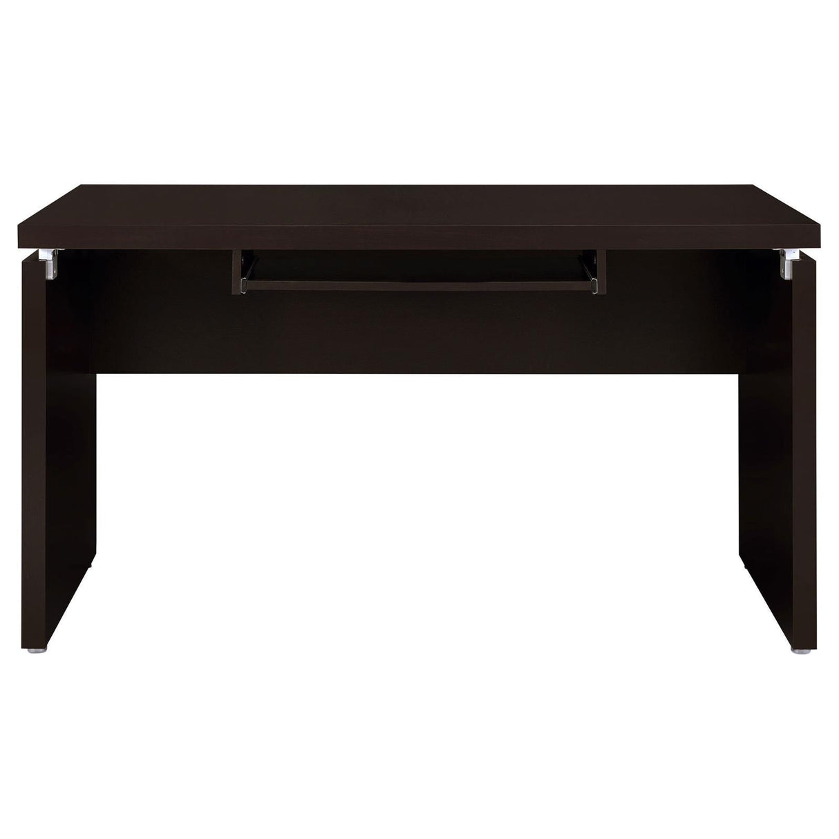 Skylar Cappuccino Engineered Wood L-Shape Computer Desk by Coaster at Eve Furniture