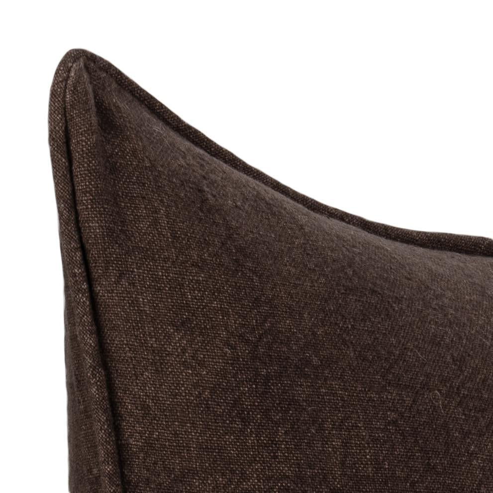 SLD Bedford Ganache Linen 22x22 Throw Pillow (Set of 2) by Classic Home at Eve Furniture
