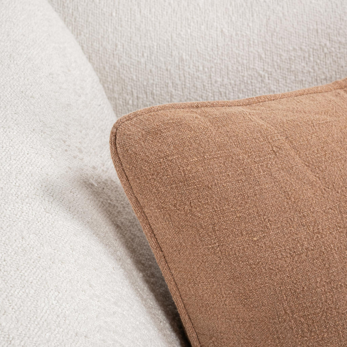 SLD Bedford Hazel Linen 22x22 Throw Pillow (Set of 2) by Classic Home at Eve Furniture