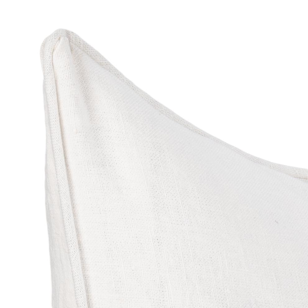 SLD Bedford Ivory Linen 22x22 Throw Pillow (Set of 2) by Classic Home at Eve Furniture