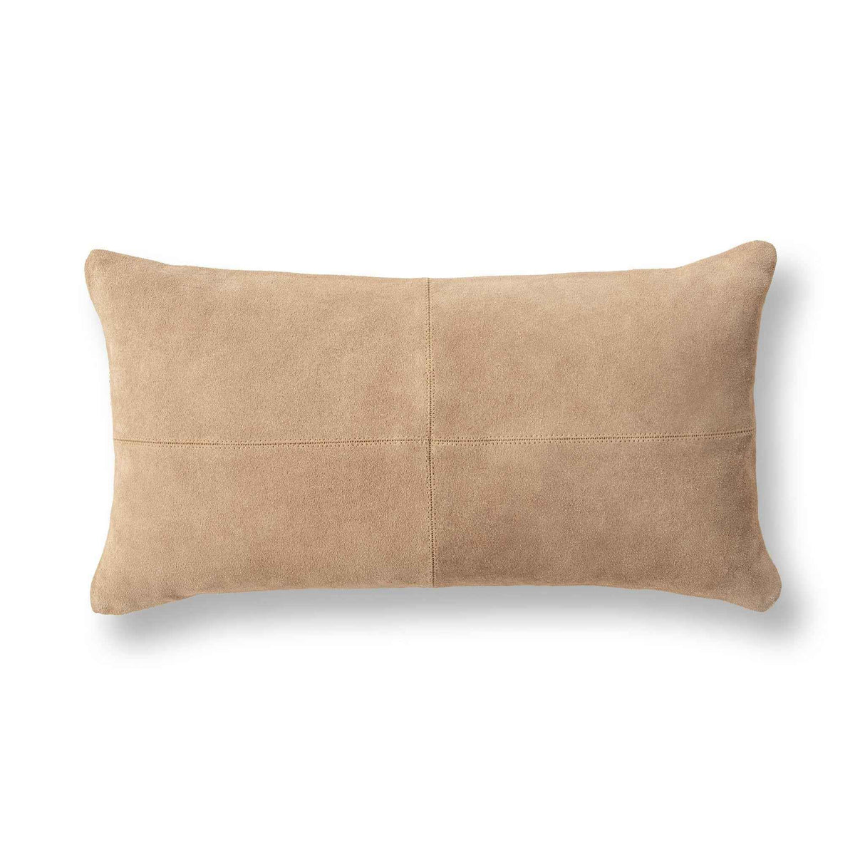 SLD Clemson Brown Suede Biscotti 14x26 Throw Pillow (Set of 2) by Classic Home at Eve Furniture