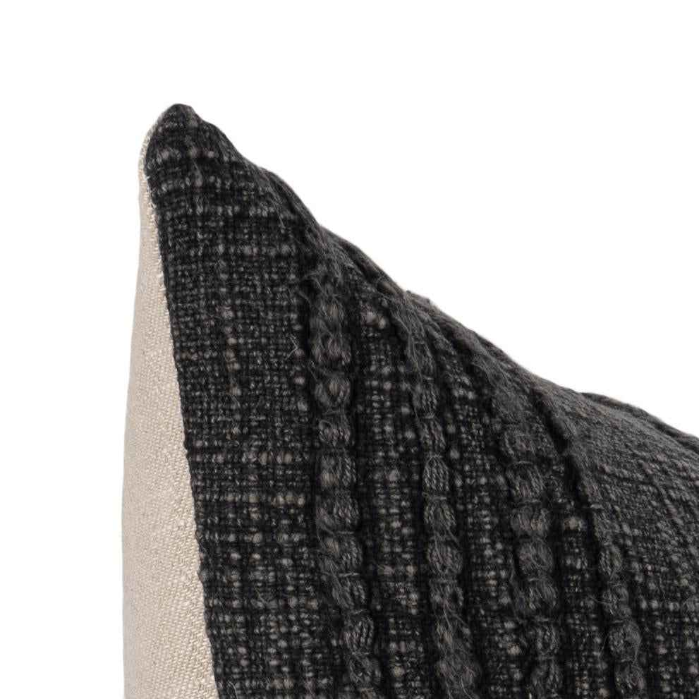 SLD Gratitude Black Multiple Sizes Throw Pillow (Set of 2) by Classic Home at Eve Furniture