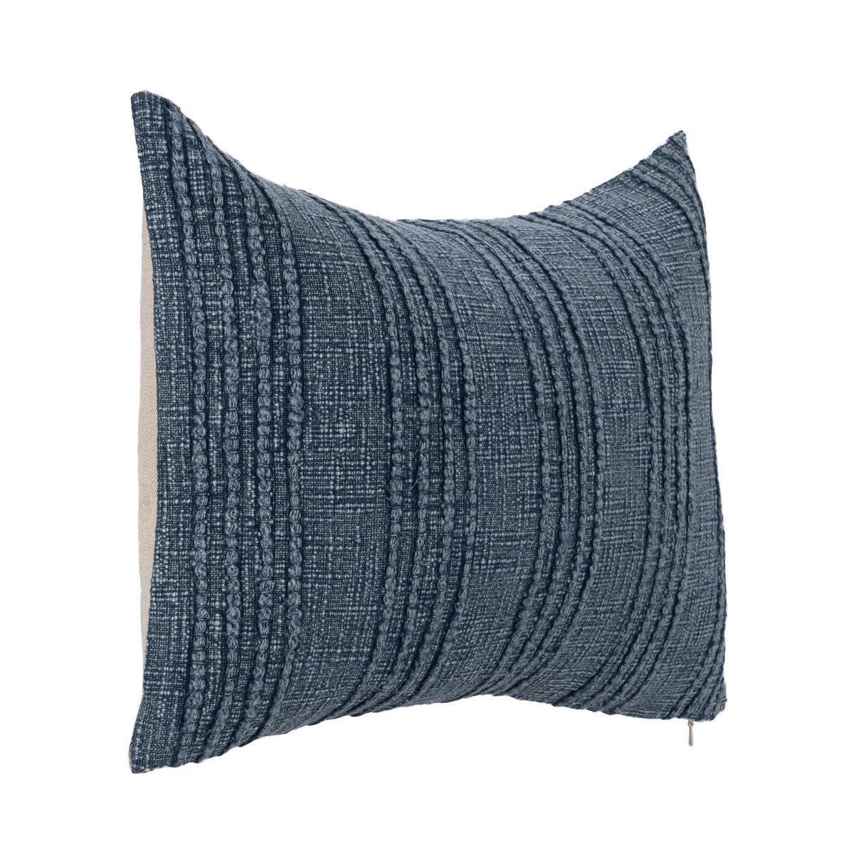 SLD Gratitude Navy Blue Multiple Sizes Throw Pillow (Set of 2) by Classic Home at Eve Furniture