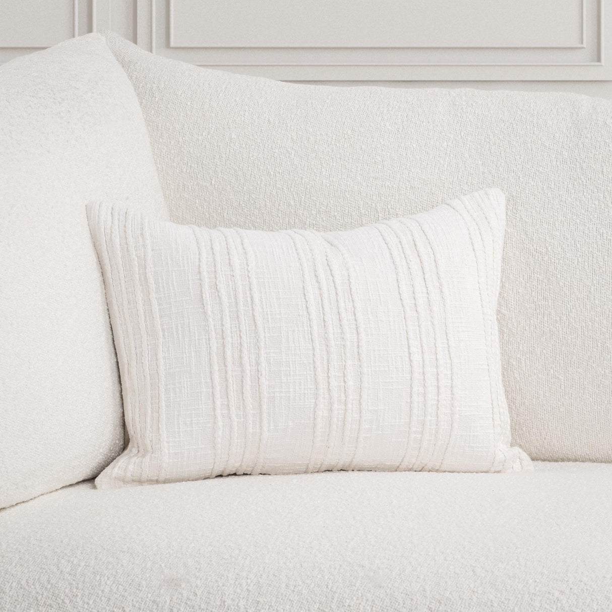 SLD Gratitude White Multiple Sizes Throw Pillow (Set of 2) by Classic Home at Eve Furniture