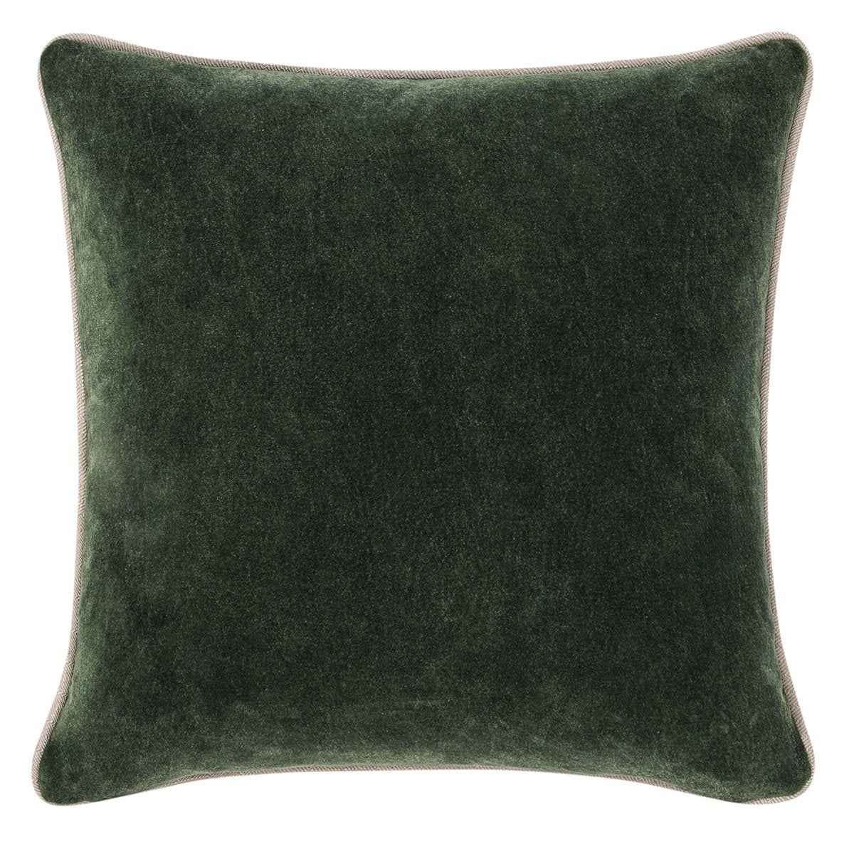 SLD Heirloom Forest Green Velvet Multiple Sizes Throw Pillow (Set of 2) by Classic Home at Eve Furniture