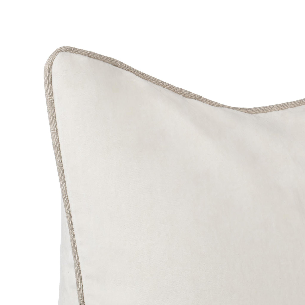 SLD Heirloom Ivory Velvet Multiple Sizes Throw Pillow (Set of 2) by Classic Home at Eve Furniture