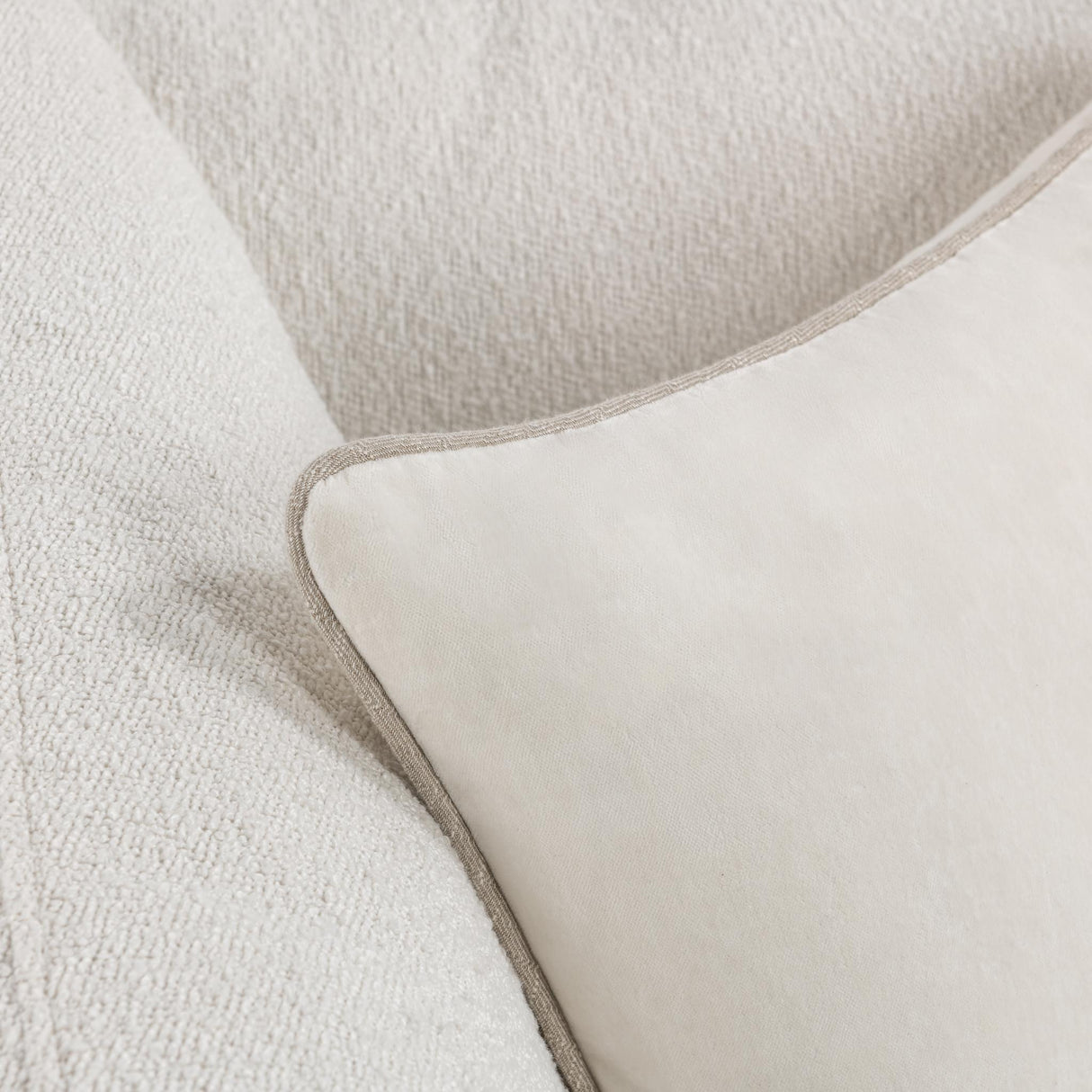 SLD Heirloom Ivory Velvet Multiple Sizes Throw Pillow (Set of 2) by Classic Home at Eve Furniture