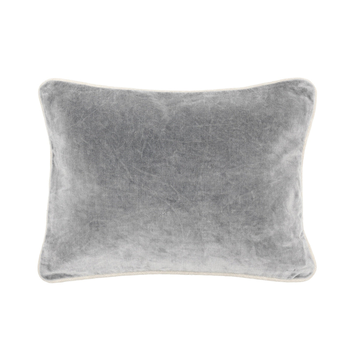 SLD Heirloom Stone Gray Velvet Multiple Sizes Throw Pillow (Set of 2) by Classic Home at Eve Furniture