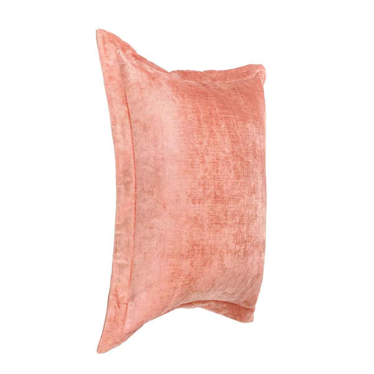 SLD Lapis Dusty Coral Velvet 22x22 Throw Pillow (Set of 2) by Classic Home at Eve Furniture