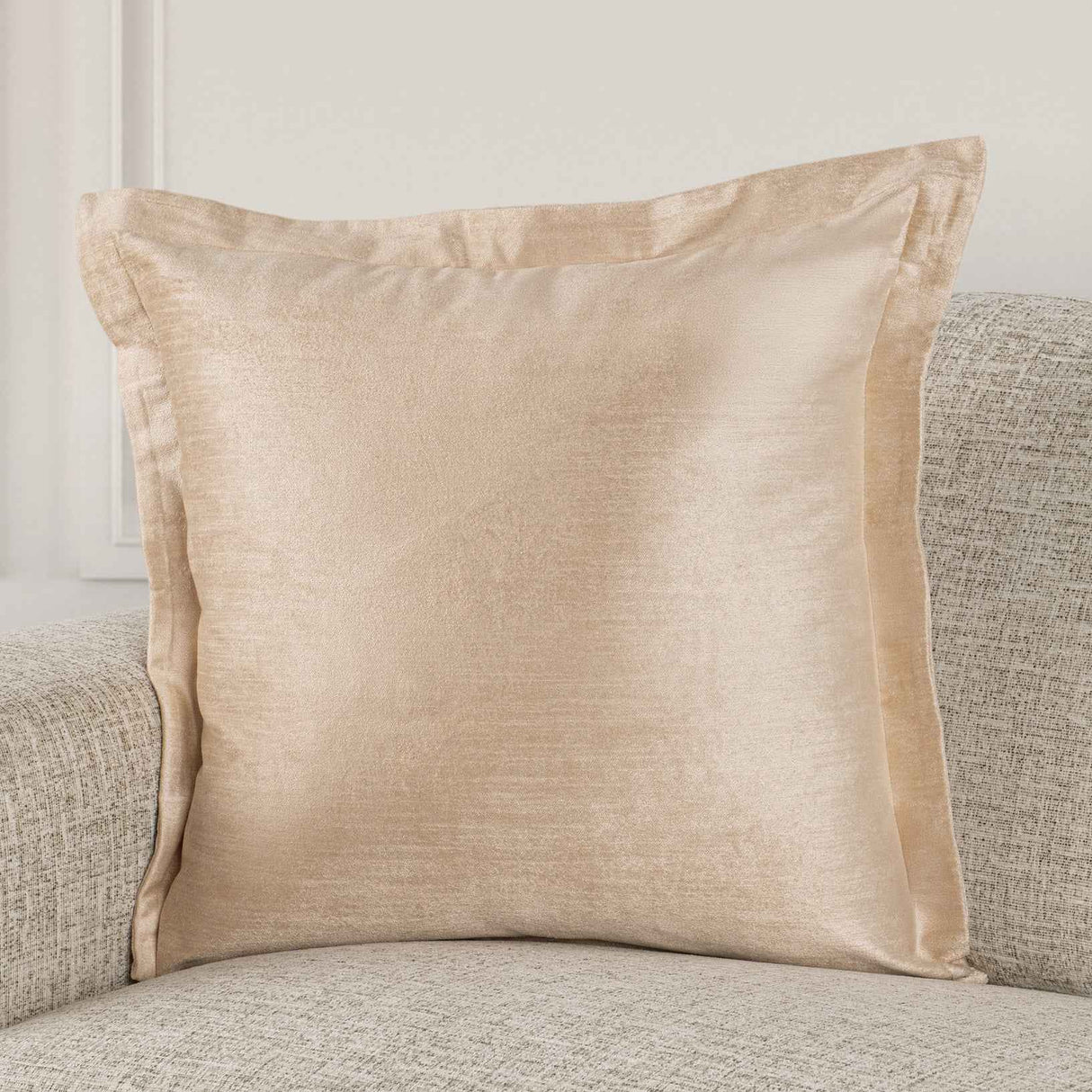 SLD Lapis Nude Velvet 22x22 Throw Pillow (Set of 2) by Classic Home at Eve Furniture