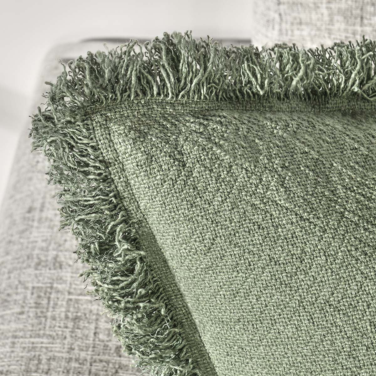 SLD Lauren Cedar Green 22x22 Throw Pillow (Set of 2) by Classic Home at Eve Furniture