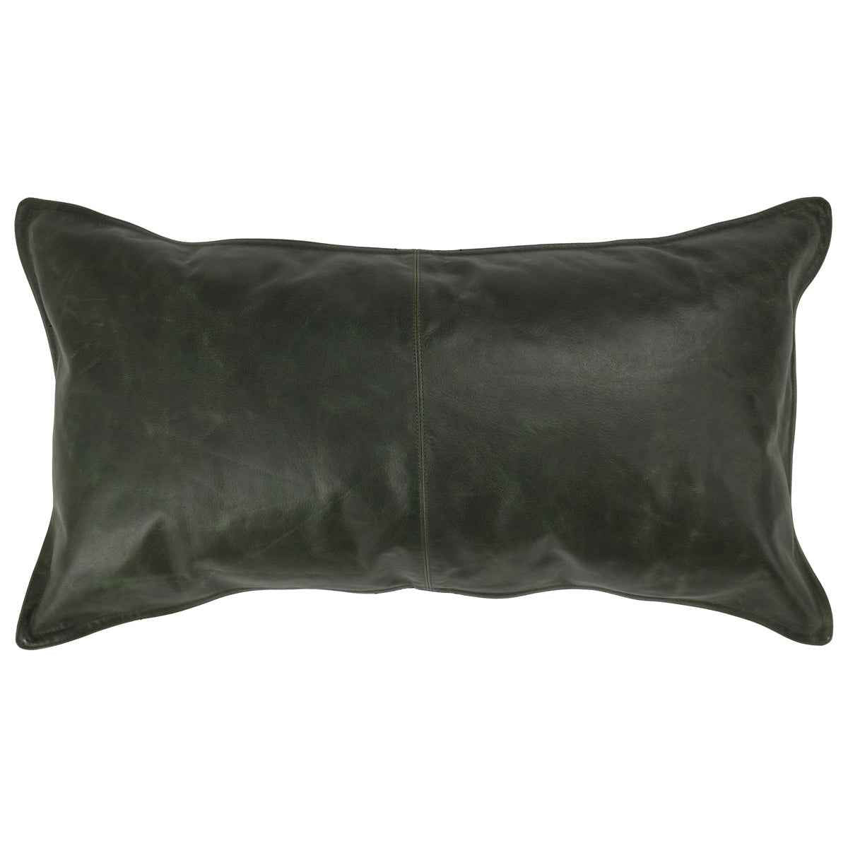 SLD Leather Acre Forest Green Multiple Sizes Throw Pillow (Set of 2) by Classic Home at Eve Furniture