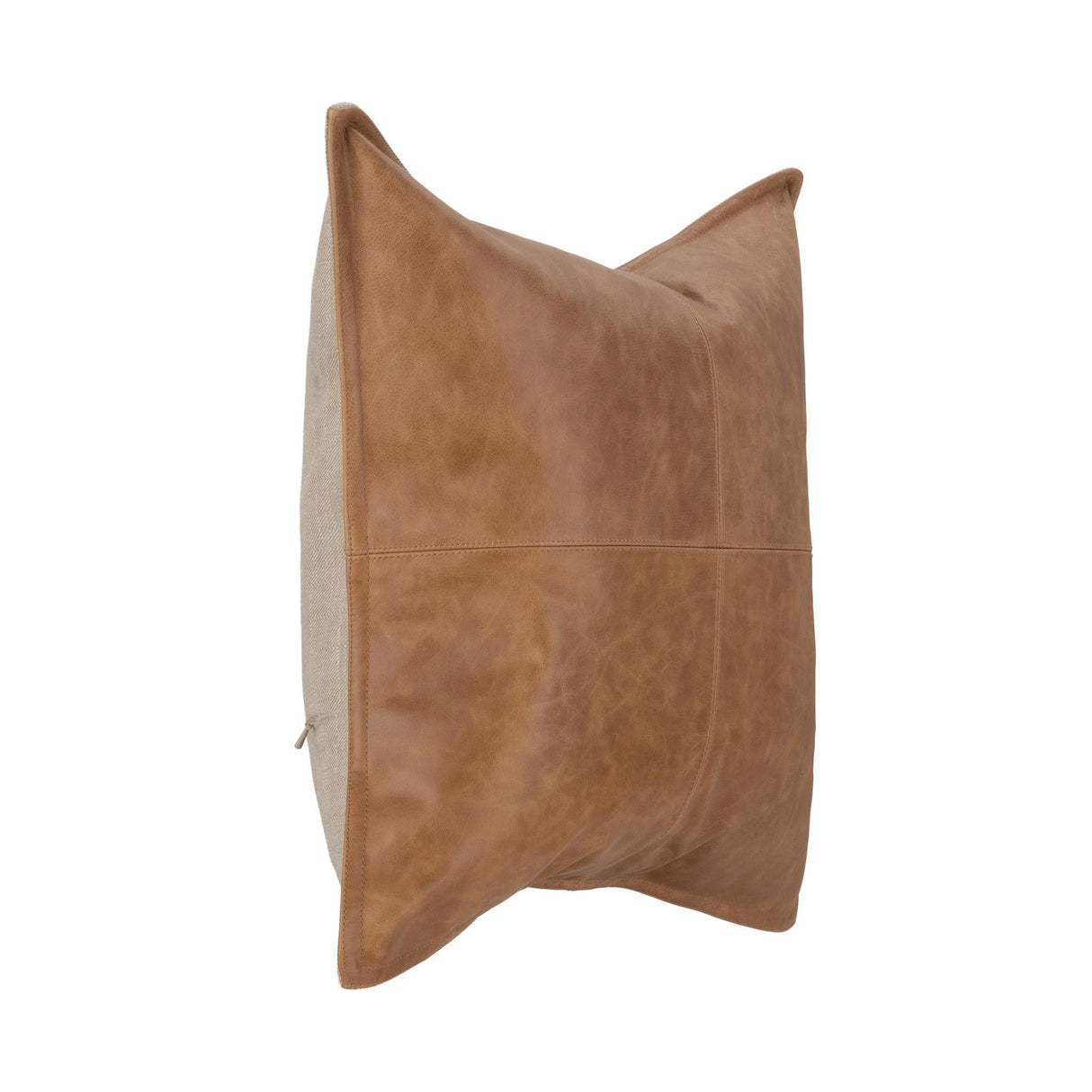 SLD Leather Dumont Chestnut Multiple Sizes Throw Pillow (Set of 2) by Classic Home at Eve Furniture