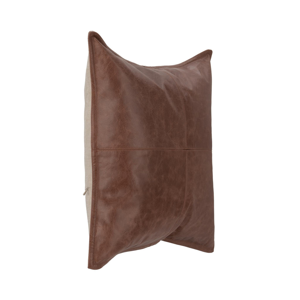 SLD Leather Kona Brown Multiple Sizes Throw Pillow (Set of 2) by Classic Home at Eve Furniture