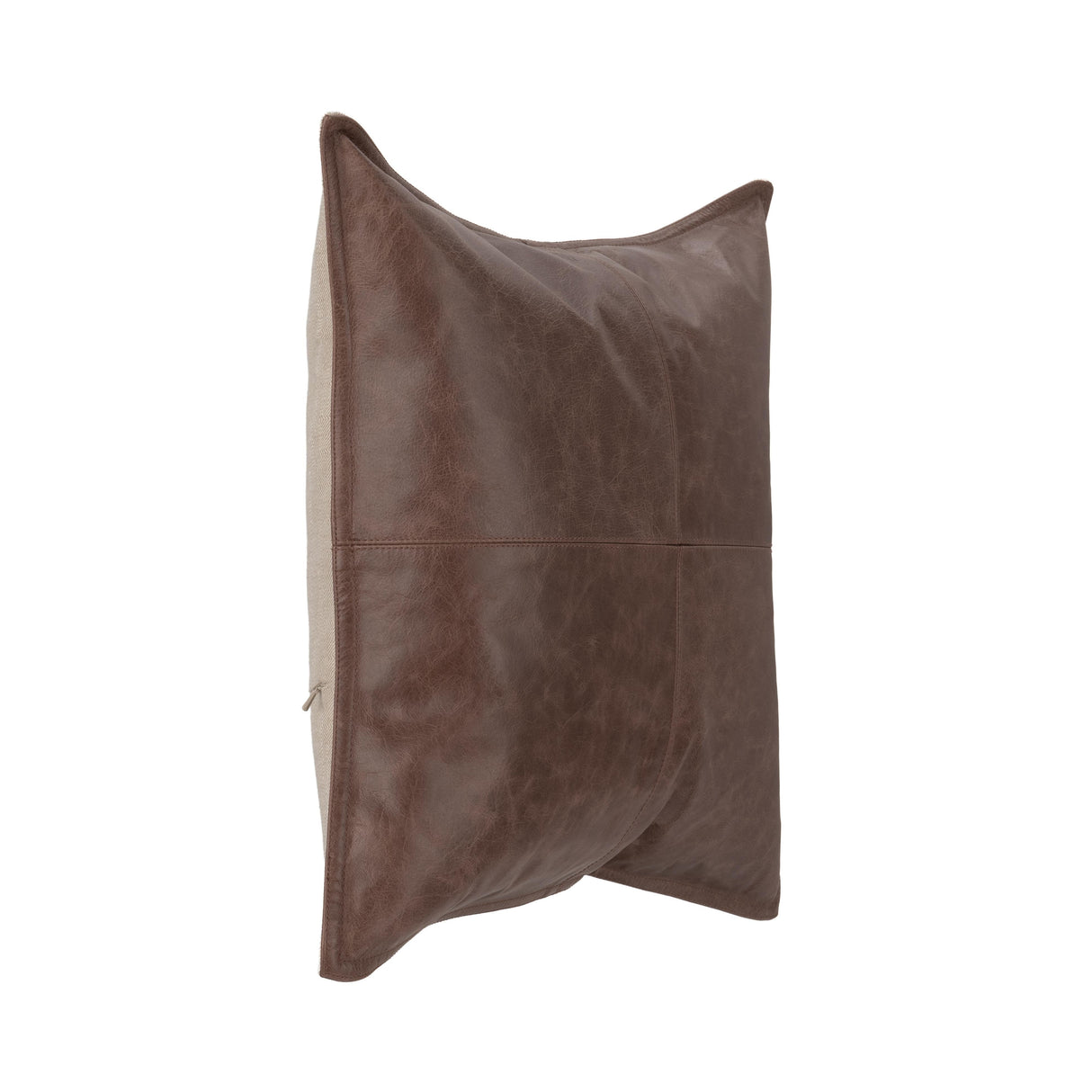 SLD Leather Parsons Cocoa Multiple Sizes Throw Pillow (Set of 2) by Classic Home at Eve Furniture