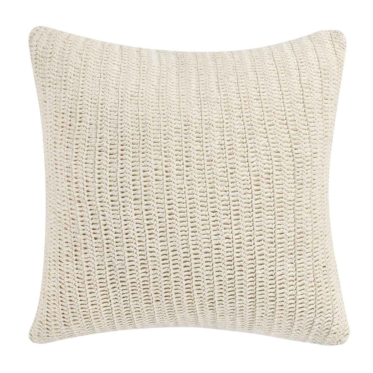 SLD Macie Ivory 22x22 Throw Pillow (Set of 2) by Classic Home at Eve Furniture