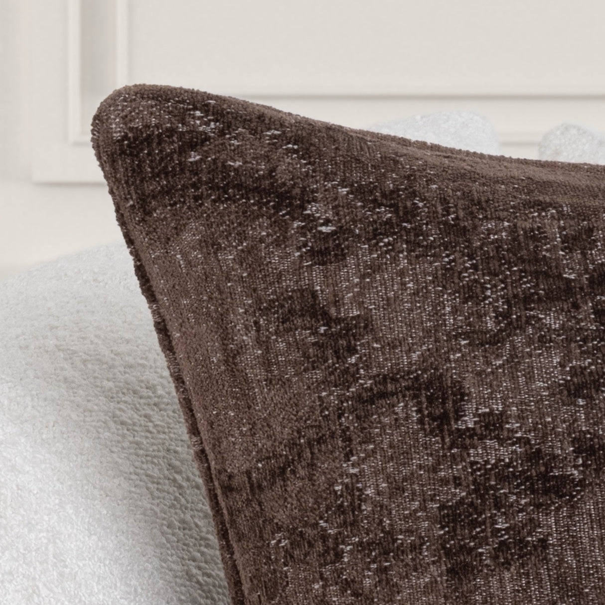SLD Oliver Sierra Brown 22x22 Throw Pillow (Set of 2) by Classic Home at Eve Furniture