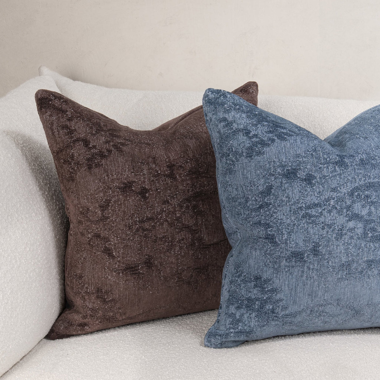 SLD Oliver Sierra Brown 22x22 Throw Pillow (Set of 2) by Classic Home at Eve Furniture