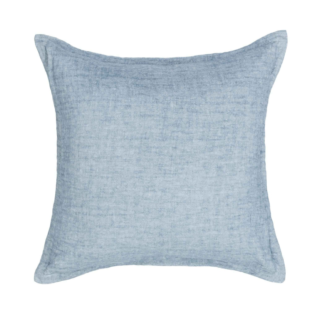 SLD Solstice Chambray Blue 22x22 Throw Pillow (Set of 2) by Classic Home at Eve Furniture