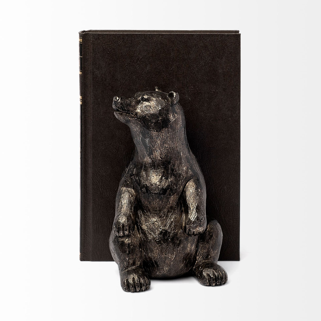 Sleuth (Set of 2) Grizzly Bear Bookends by Mercana at Eve Furniture