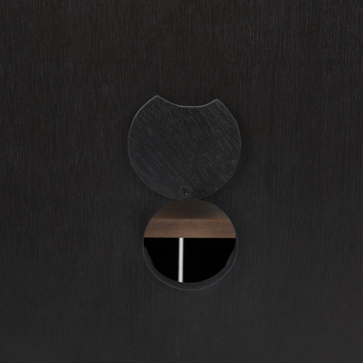 Sloan Black Wood W/Black Metal Frame Accent Cabinet by Mercana at Eve Furniture