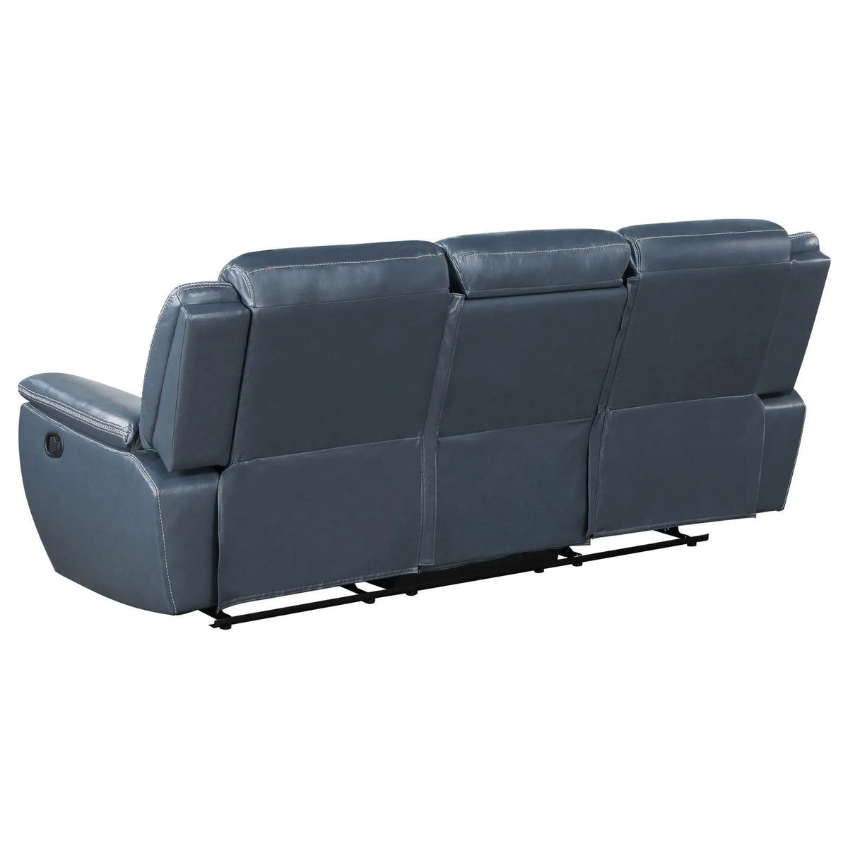 Sloane Blue 2-Piece Upholstered Motion Reclining Sofa Set by Coaster at Eve Furniture
