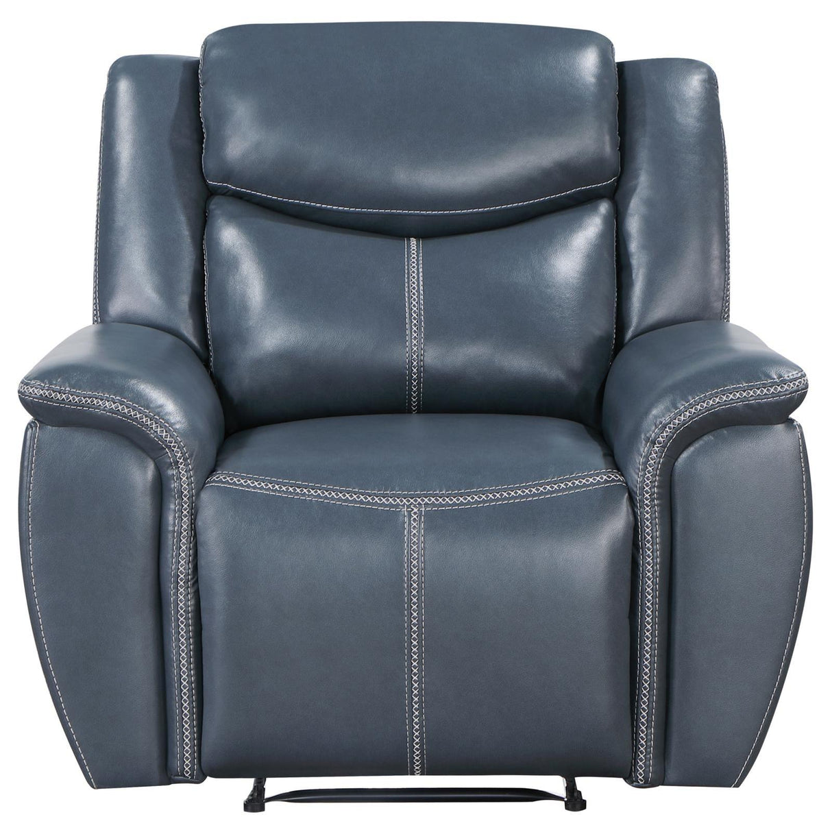Sloane Blue Upholstered Motion Recliner Chair by Coaster at Eve Furniture