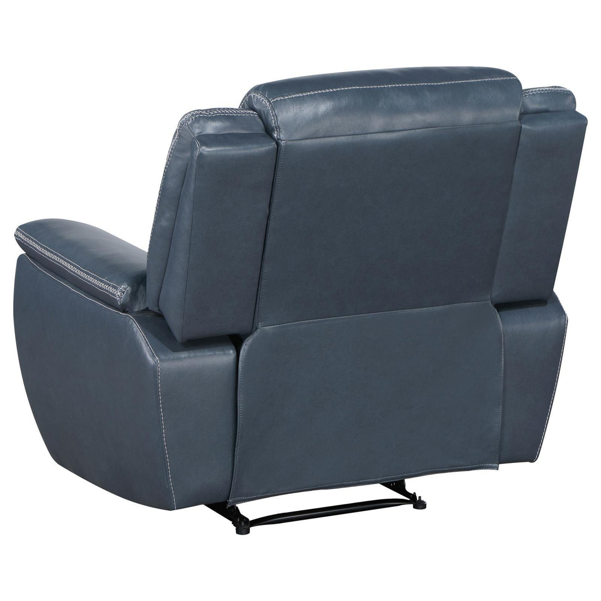 Sloane Blue Upholstered Motion Recliner Chair by Coaster at Eve Furniture
