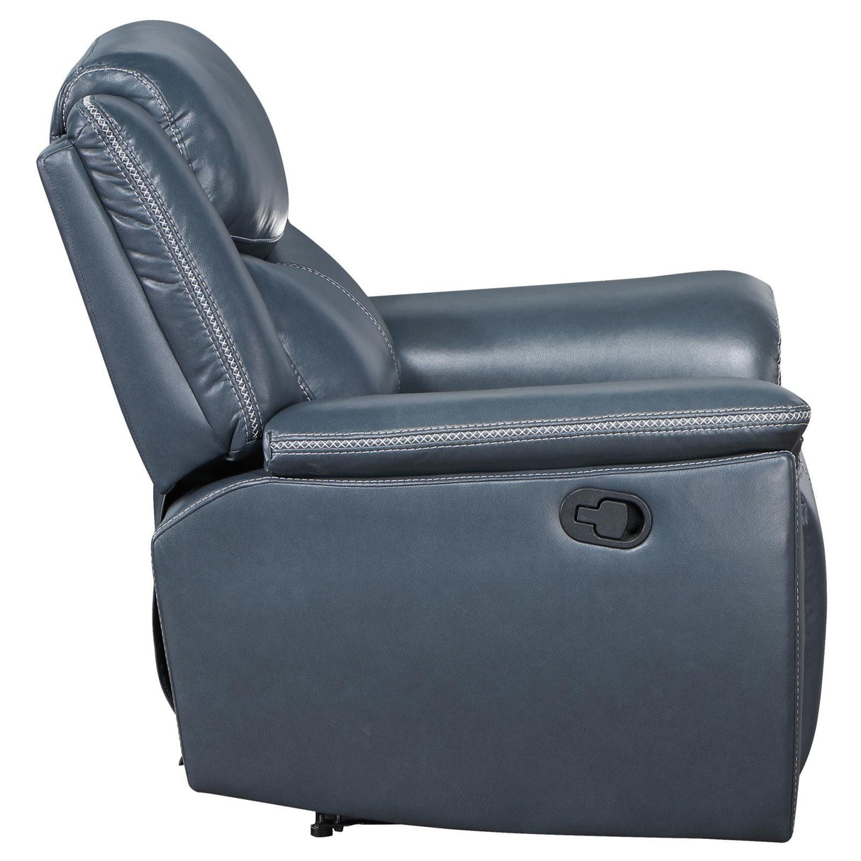 Sloane Blue Upholstered Motion Recliner Chair by Coaster at Eve Furniture