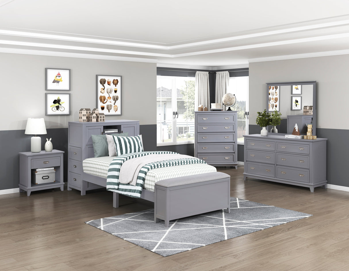 Sloane Gray Chest by Homelegance at Eve Furniture