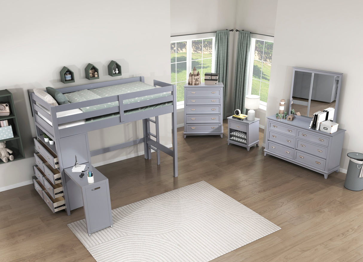 Sloane Gray Mirror by Homelegance at Eve Furniture