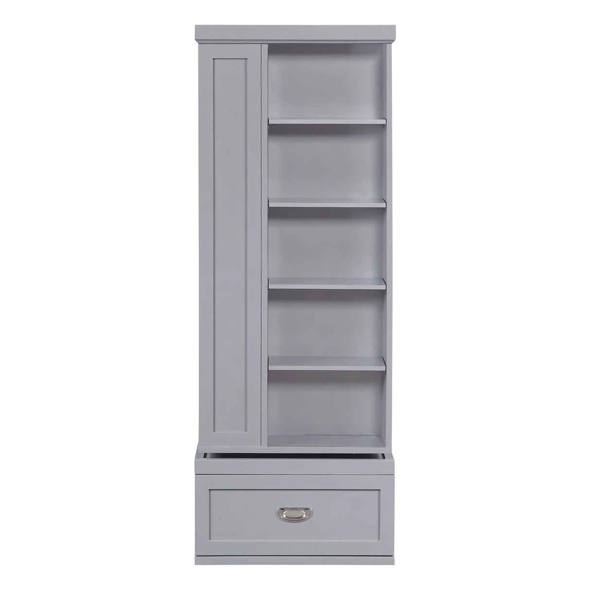 Sloane Gray Swivel Bookcase by Homelegance at Eve Furniture