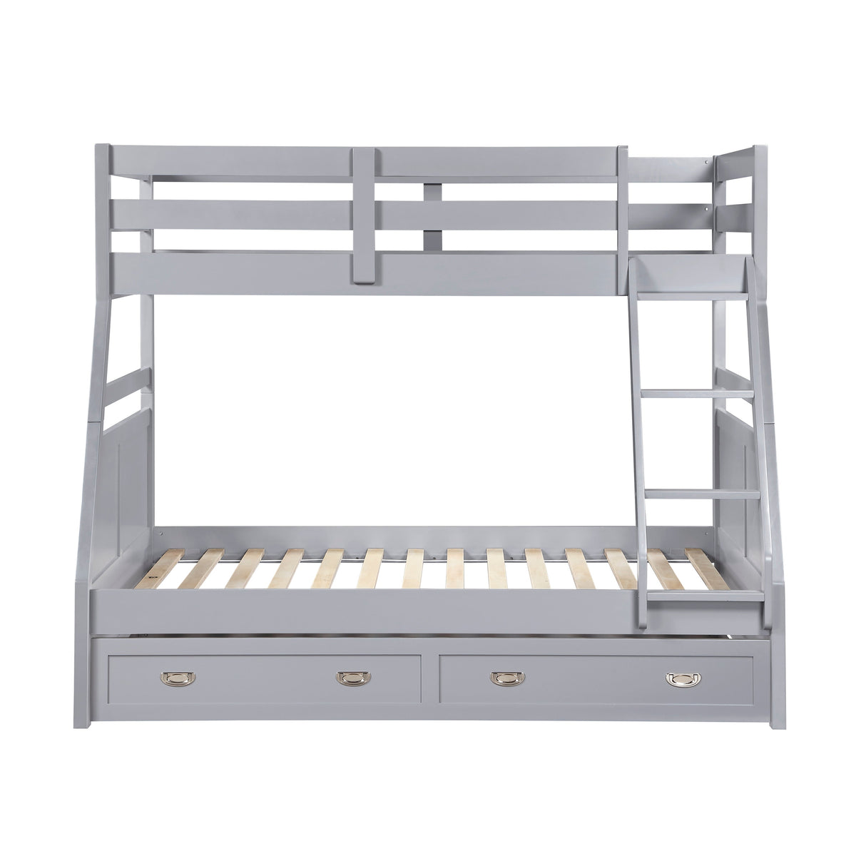 Sloane Gray Twin/Full Bunk Bed by Homelegance at Eve Furniture