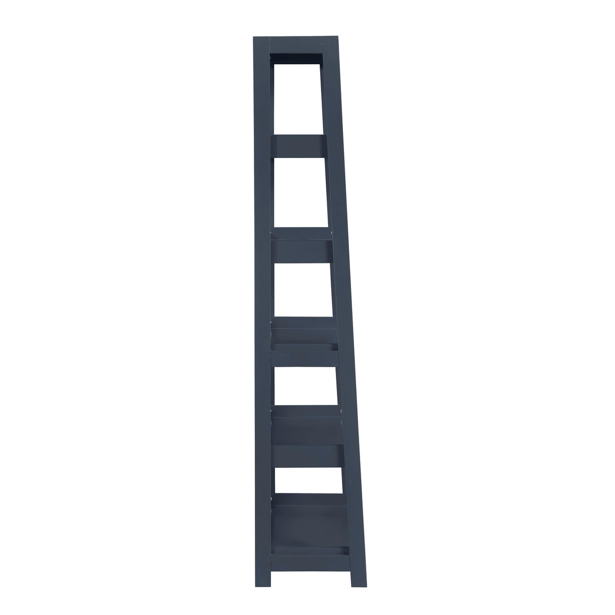Sloane Navy Blue Bookcase with 5 Fixed Shelves by Homelegance at Eve Furniture