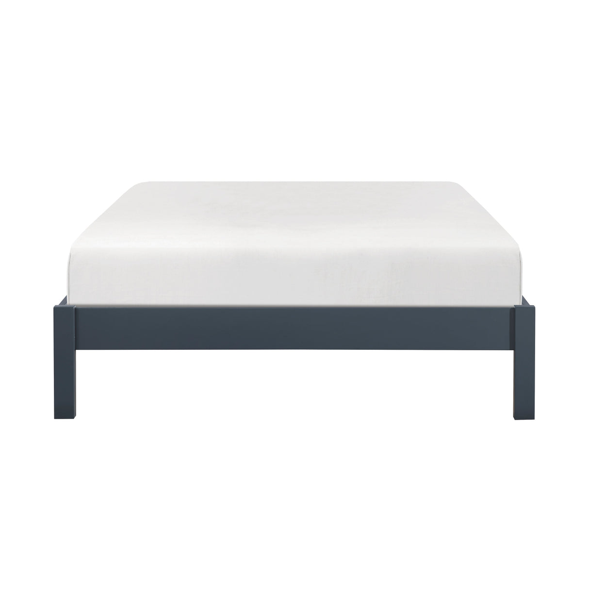 Sloane Navy Blue Twin/Full Loft Bunk Bed with Chest and Hidden Desk by Homelegance at Eve Furniture