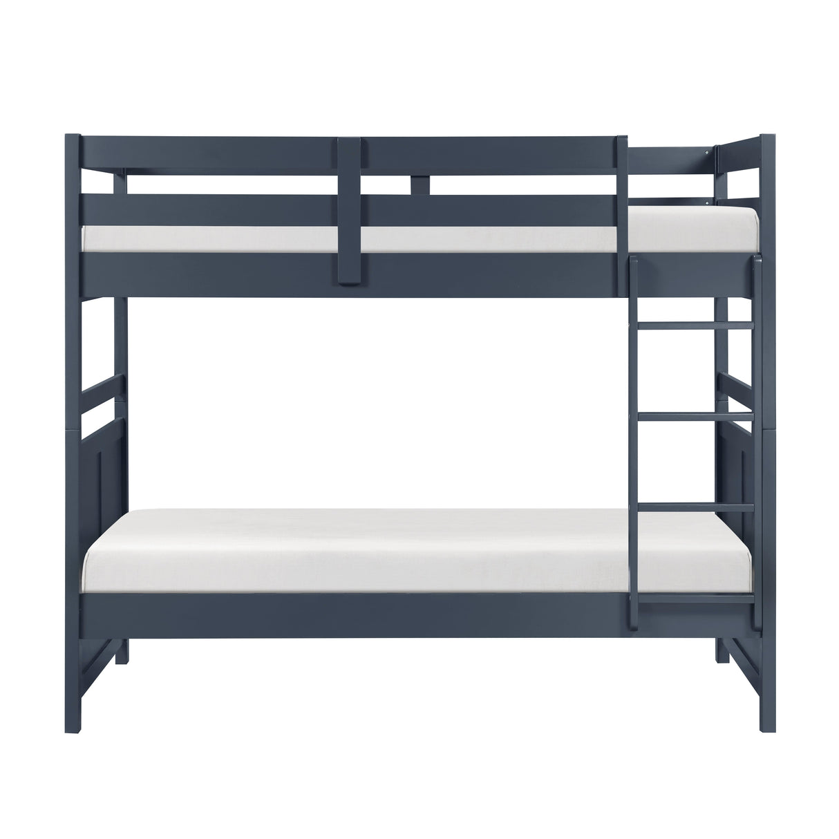 Sloane Navy Blue Twin/Twin Bunk Bed by Homelegance at Eve Furniture