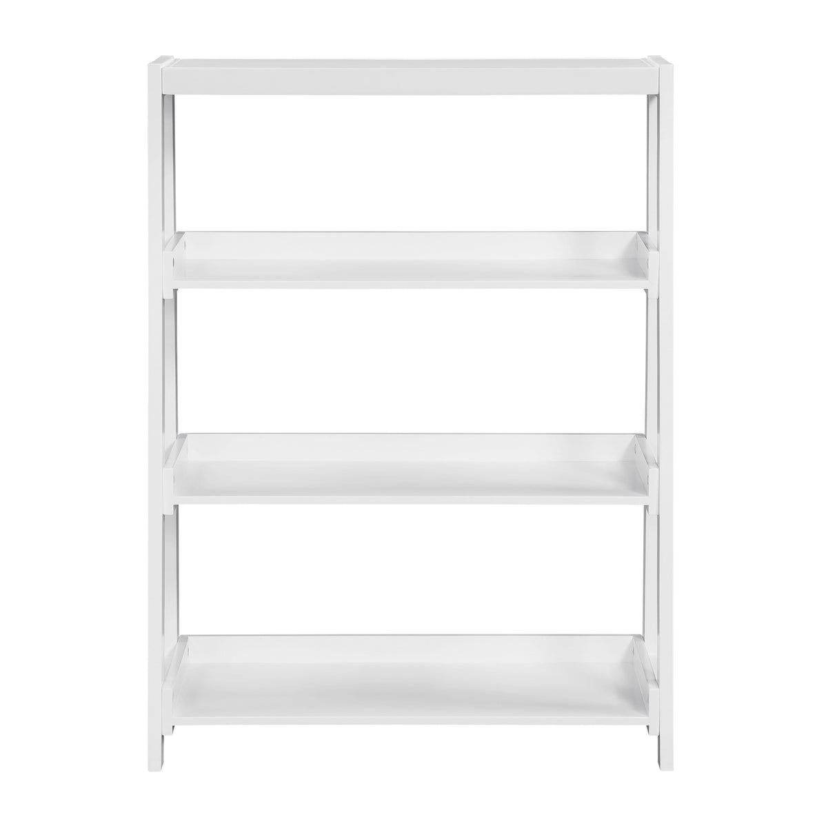 Sloane White Bookcase with 3 Fixed Shelves by Homelegance at Eve Furniture