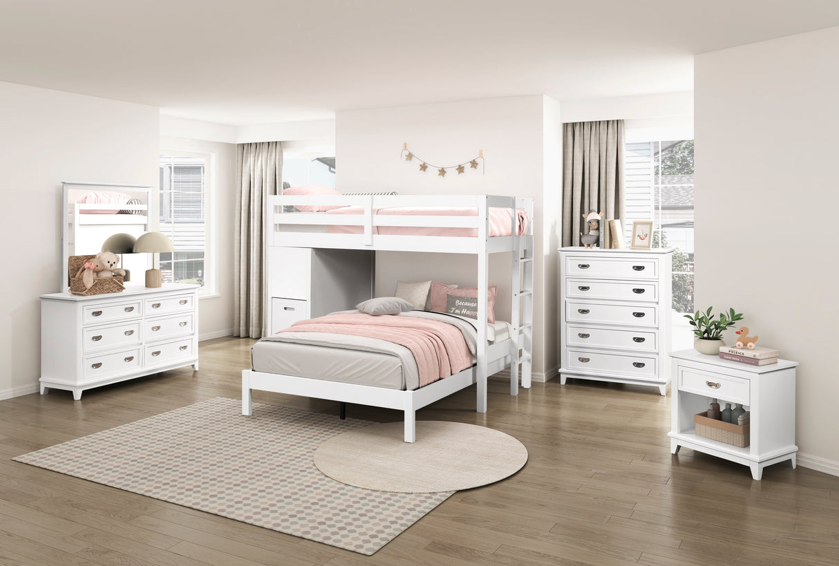 Sloane White Mirror by Homelegance at Eve Furniture