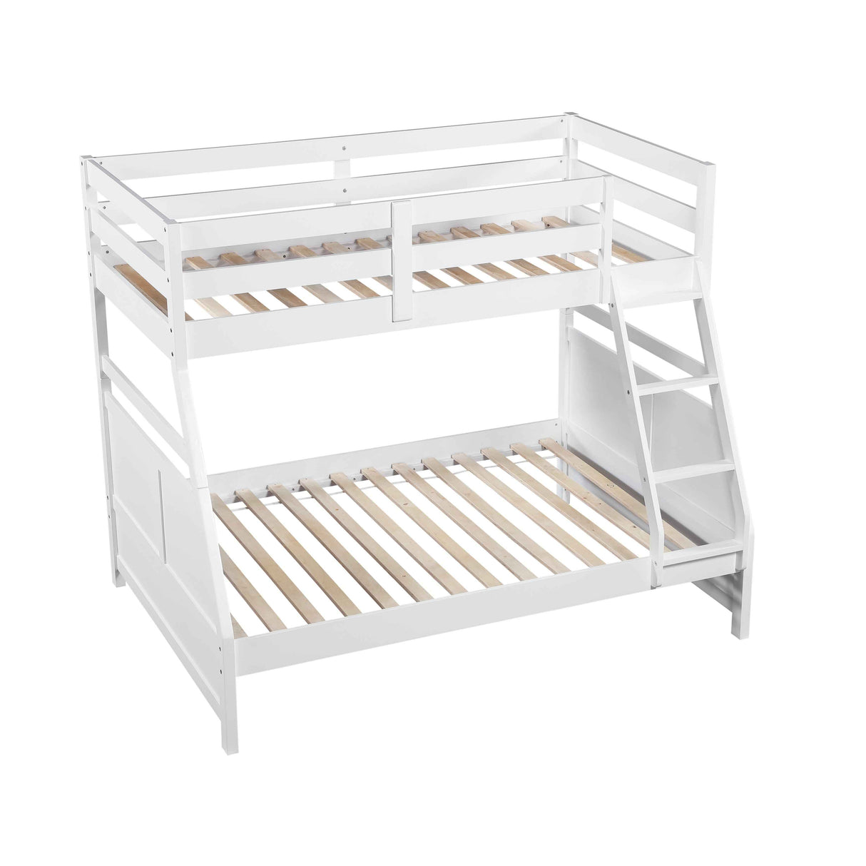 Sloane White Twin/Full Bunk Bed