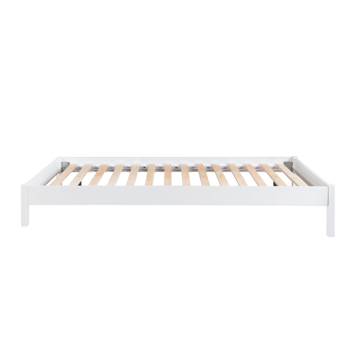 Sloane White Twin/Full Loft Bunk Bed with Chest and Hidden Desk
