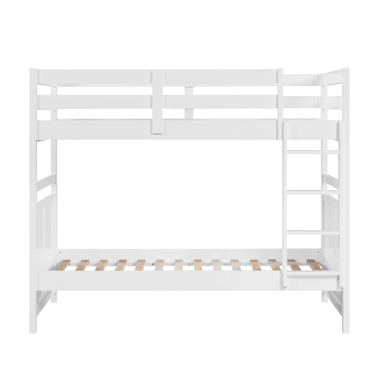 Sloane White Twin/Twin Bunk Bed by Homelegance at Eve Furniture